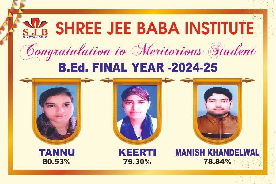 B.Ed. FINAL YEAR -2024-25